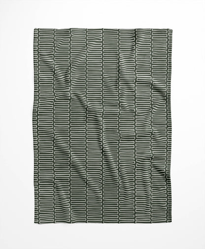 Block Maze Velveteen Fleece Blanket