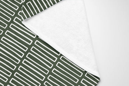 Block Maze Velveteen Fleece Blanket