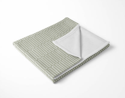 Block Maze Velveteen Fleece Blanket