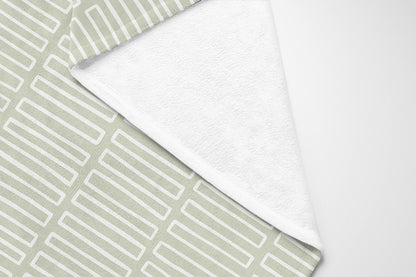 Block Maze Velveteen Fleece Blanket