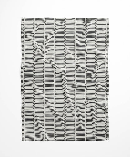 Block Maze Velveteen Fleece Blanket