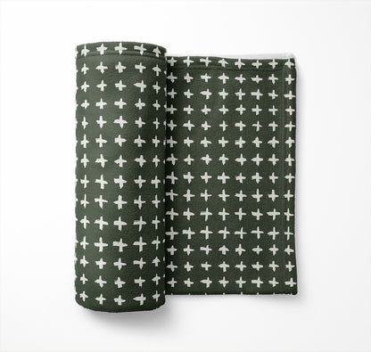 Check Velveteen Fleece Blanket