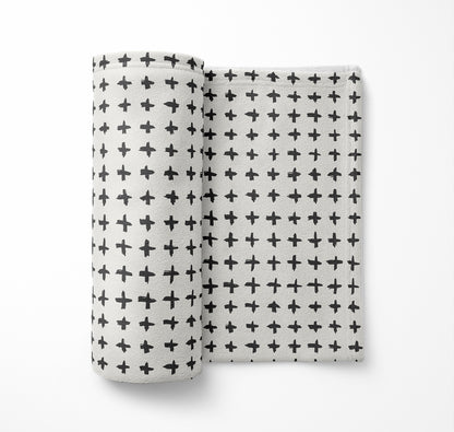 Check Velveteen Fleece Blanket