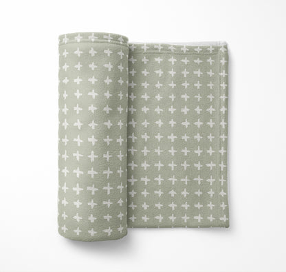Check Velveteen Fleece Blanket