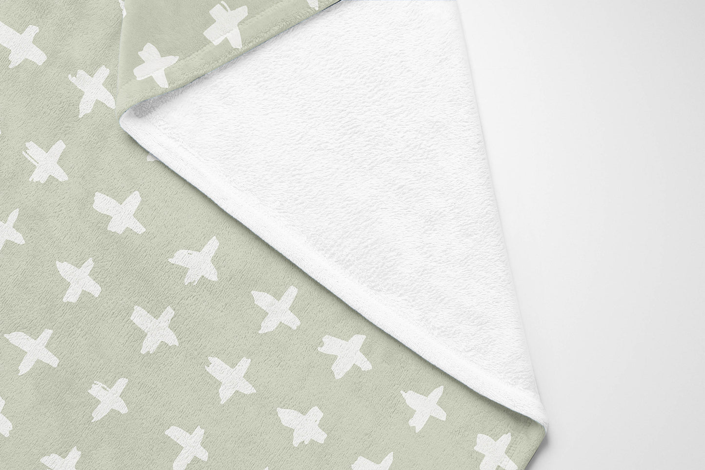 Check Velveteen Fleece Blanket