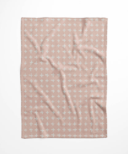 Check Velveteen Fleece Blanket