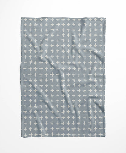 Check Velveteen Fleece Blanket