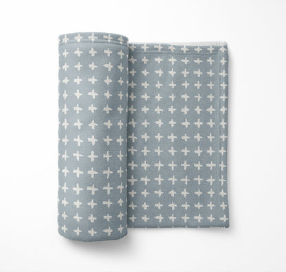 Check Velveteen Fleece Blanket