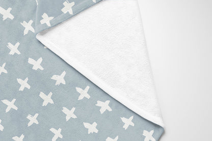 Check Velveteen Fleece Blanket