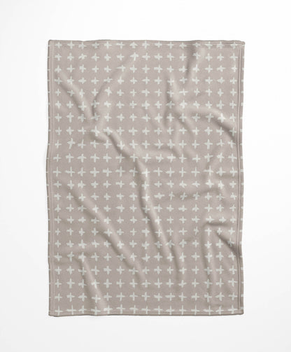 Check Velveteen Fleece Blanket