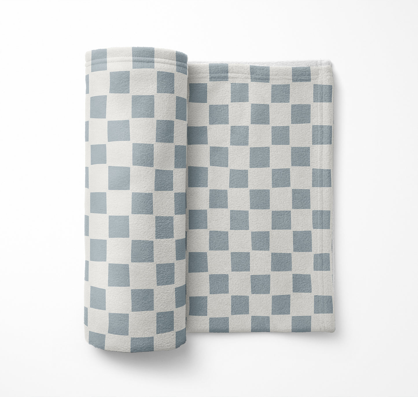 Checkered Velveteen Fleece Blanket