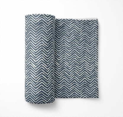 Chevron Snug Velveteen Fleece Blanket