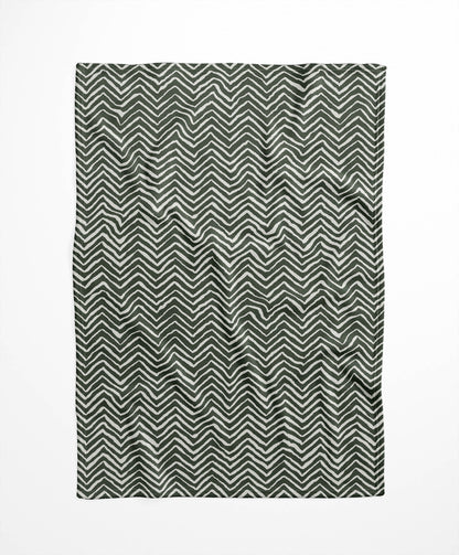 Chevron Snug Velveteen Fleece Blanket