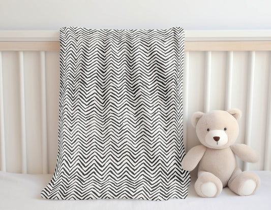 Chevron Snug Velveteen Fleece Blanket
