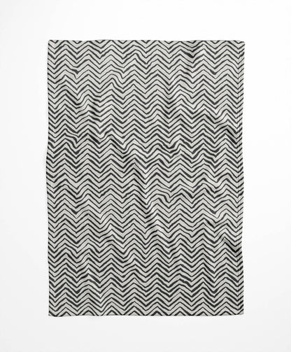 Chevron Snug Velveteen Fleece Blanket