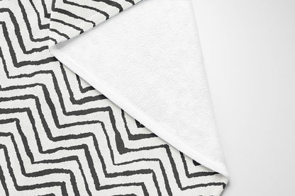 Chevron Snug Velveteen Fleece Blanket
