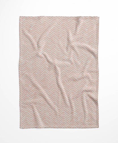 Chevron Snug Velveteen Fleece Blanket