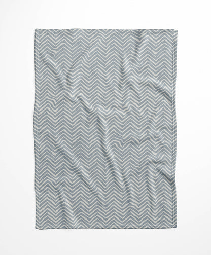 Chevron Snug Velveteen Fleece Blanket