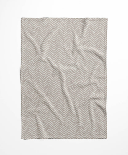 Chevron Snug Velveteen Fleece Blanket