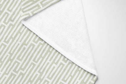 Twilight Labyrinth Velveteen Fleece Blanket