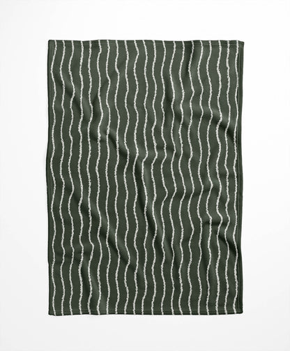 Wave Grunge Velveteen Fleece Blanket