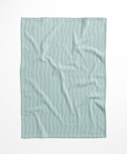 Wave Grunge Velveteen Fleece Blanket