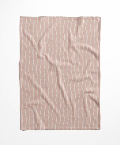 Wave Grunge Velveteen Fleece Blanket