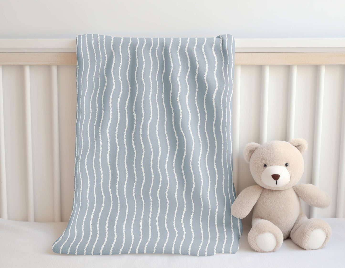 Wave Grunge Velveteen Fleece Blanket