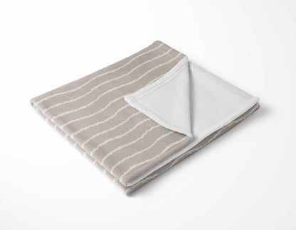 Wave Grunge Velveteen Fleece Blanket