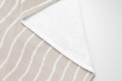 Wave Grunge Velveteen Fleece Blanket