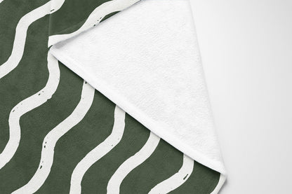 Wiggle Row Velveteen Fleece Blanket