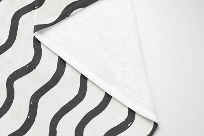 Wiggle Row Velveteen Fleece Blanket