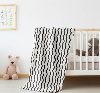 Wiggle Row Velveteen Fleece Blanket