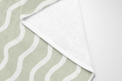 Wiggle Row Velveteen Fleece Blanket