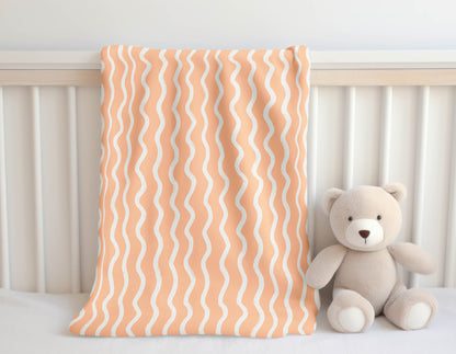 Wiggle Row Velveteen Fleece Blanket