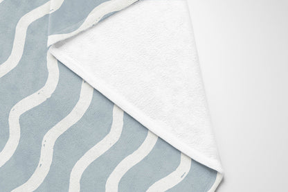 Wiggle Row Velveteen Fleece Blanket