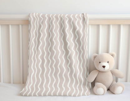 Wiggle Row Velveteen Fleece Blanket