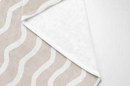 Wiggle Row Velveteen Fleece Blanket