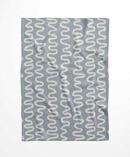Wiggle Stripe Velveteen Fleece Blanket