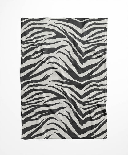 Zebra Patch Velveteen Fleece Blanket