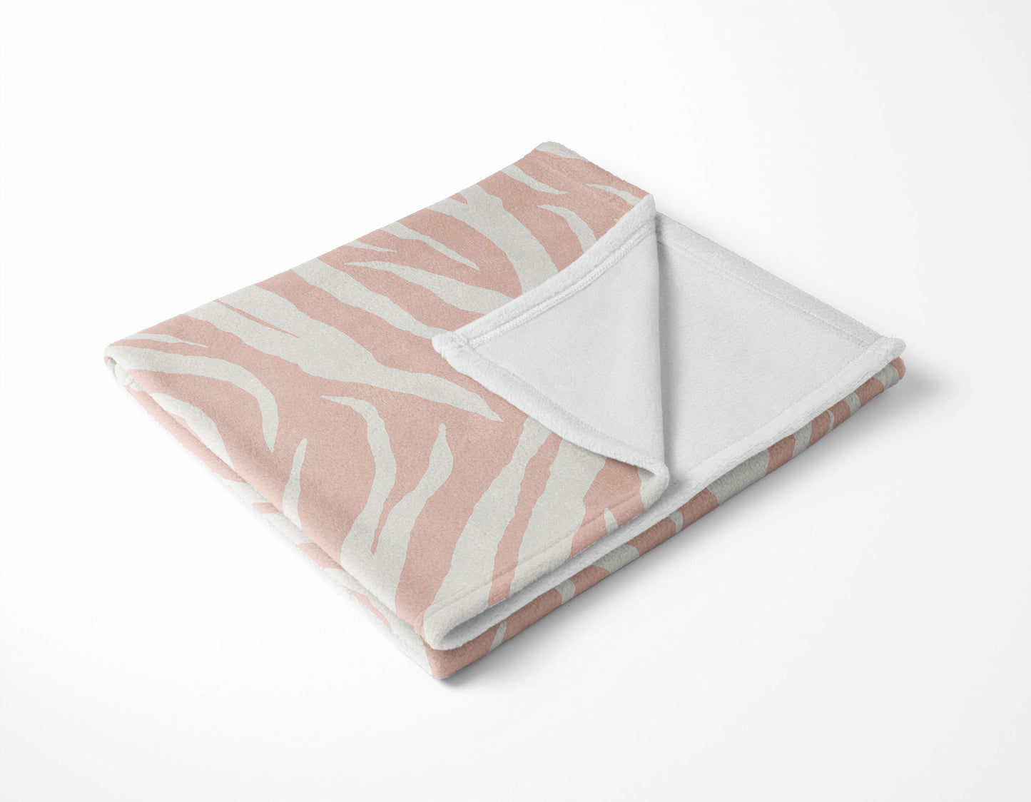 Zebra Patch Velveteen Fleece Blanket