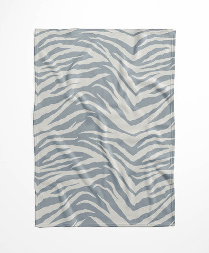 Zebra Patch Velveteen Fleece Blanket