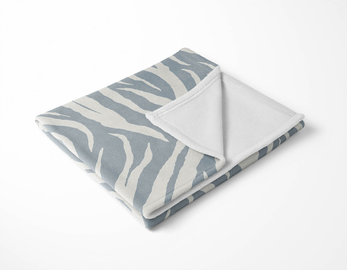 Zebra Patch Velveteen Fleece Blanket