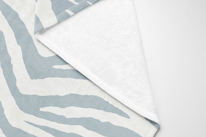 Zebra Patch Velveteen Fleece Blanket
