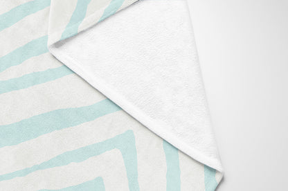 Zebra Stripe Velveteen Fleece Blanket