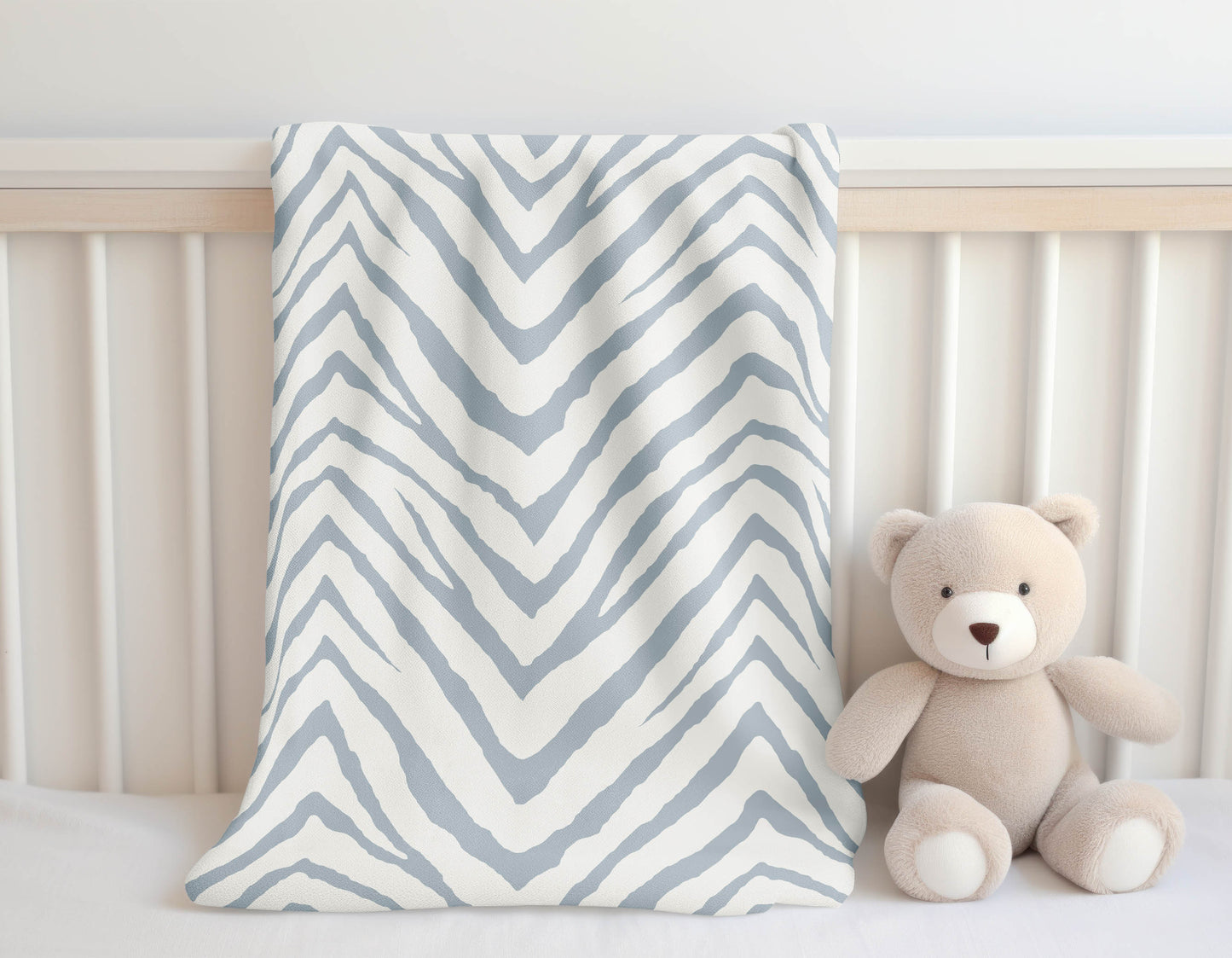 Zebra Stripe Velveteen Fleece Blanket