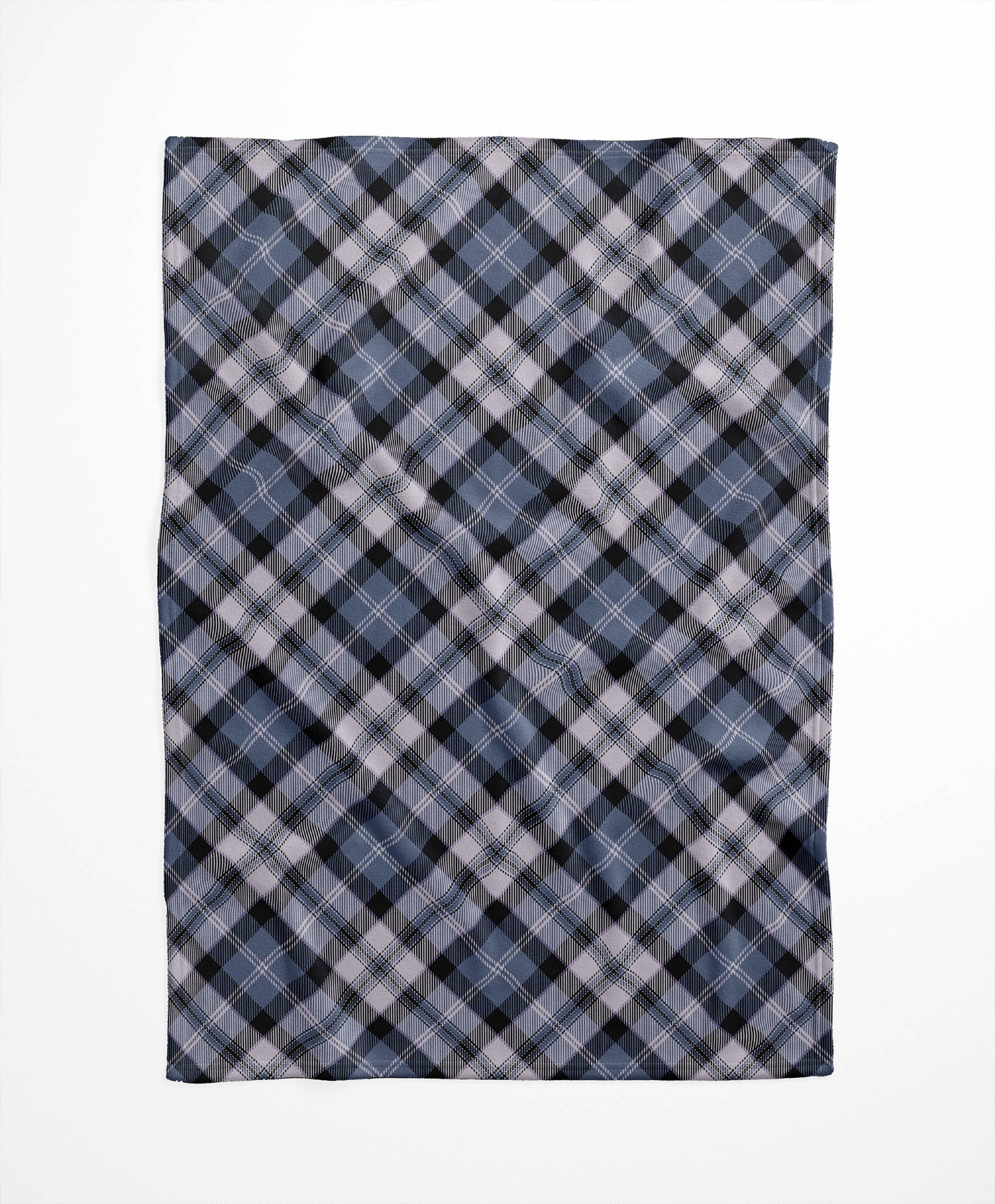 Anthony Plaid Velveteen Fleece Blanket