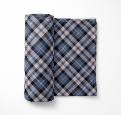 Anthony Plaid Velveteen Fleece Blanket