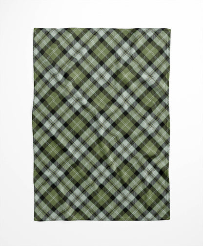 Anthony Plaid Velveteen Fleece Blanket