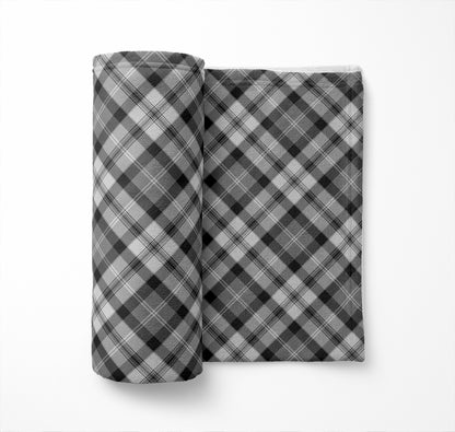 Anthony Plaid Velveteen Fleece Blanket
